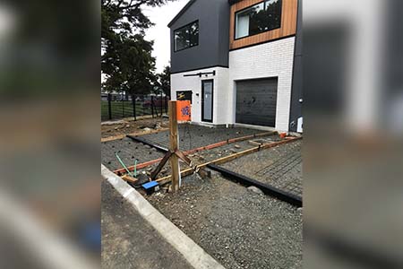 Single Storey House Driveway